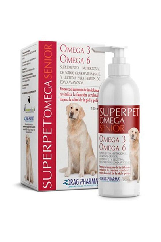 Dragpharma - Superpet Omega Senior 3 y 6 - 125 ml - Perro